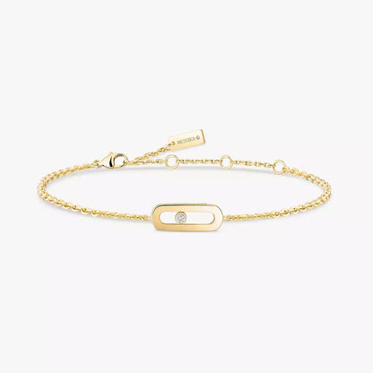 [Eternal jewelry]Move Uno Diamond Bracelet