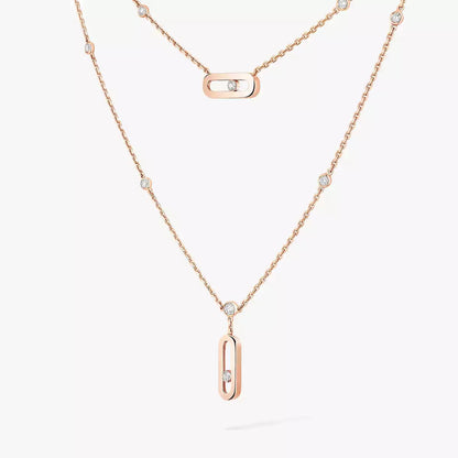 [Eternal jewelry] Move Uno Diamond Necklace
