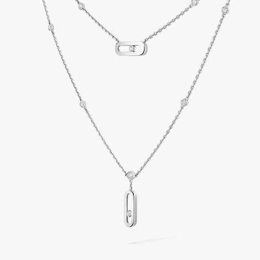 [Eternal jewelry] Move Uno Diamond Necklace