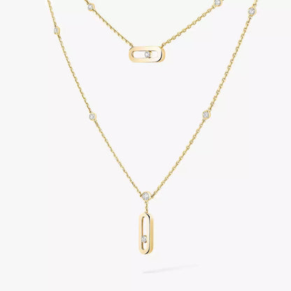 [Eternal jewelry] Move Uno Diamond Necklace