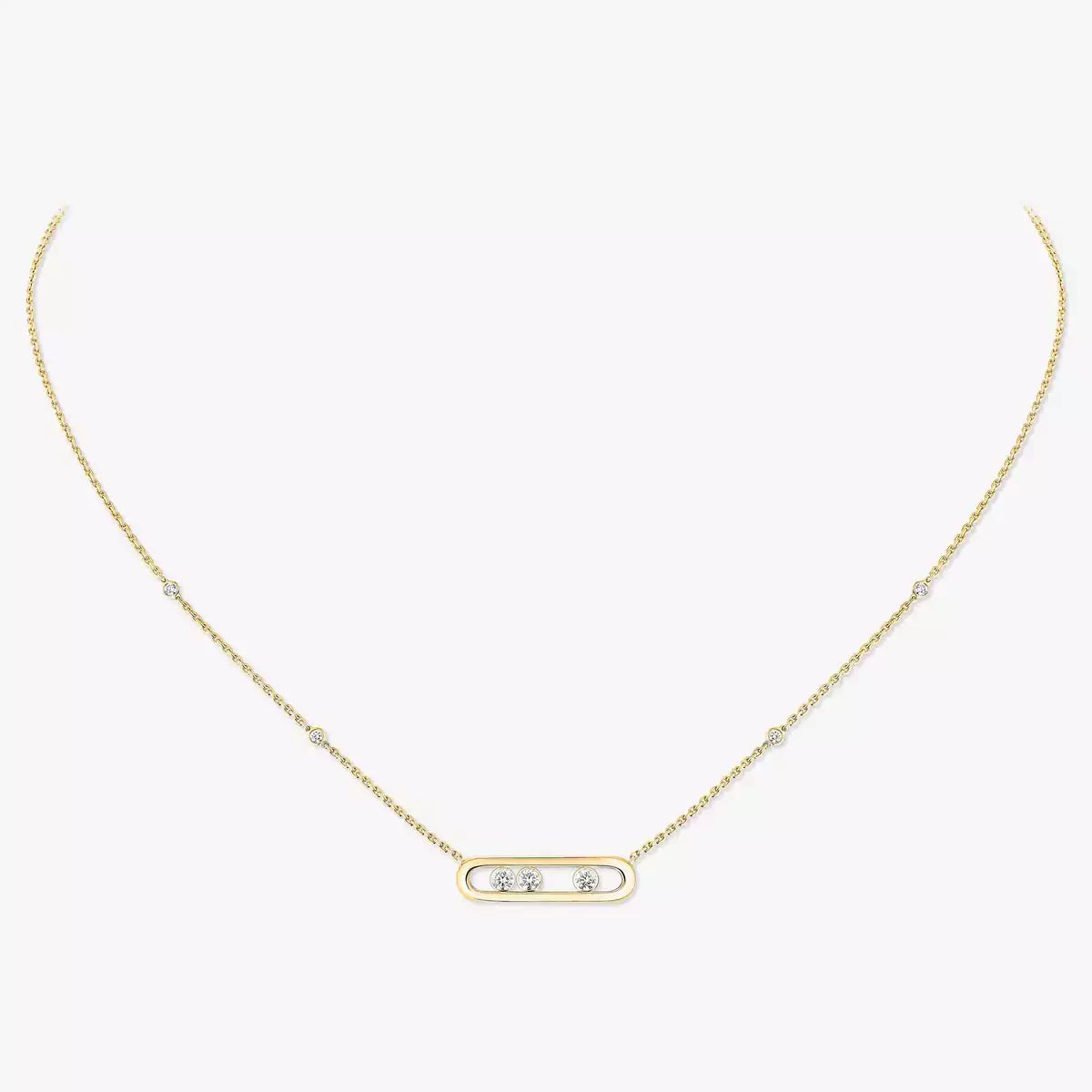 [Eternal jewelry] Baby Move Gold Diamond Necklace