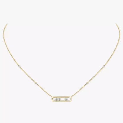[Eternal jewelry] Baby Move Gold Diamond Necklace