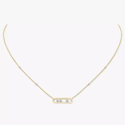 [Eternal jewelry] Baby Move Gold Diamond Necklace