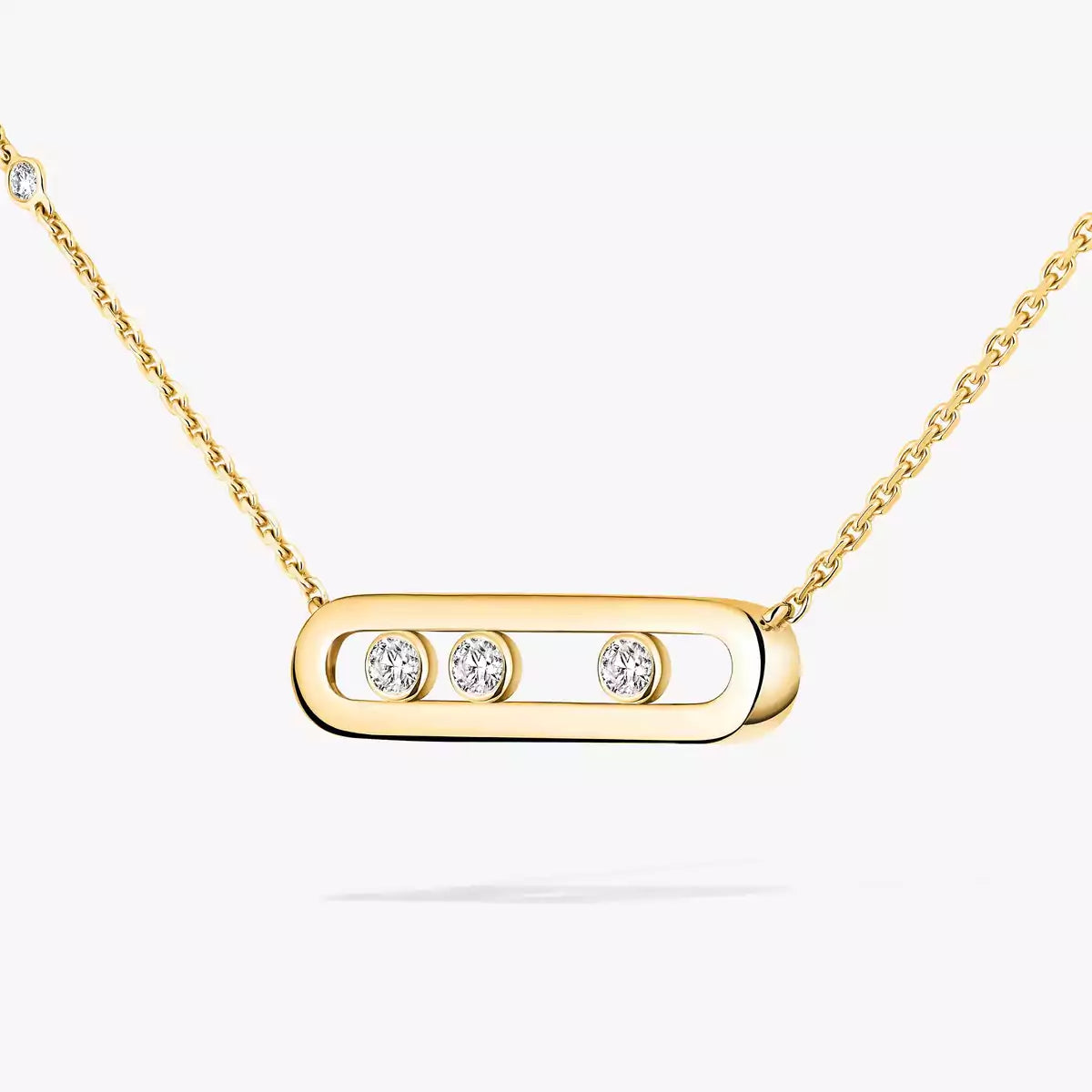 [Eternal jewelry] Baby Move Gold Diamond Necklace