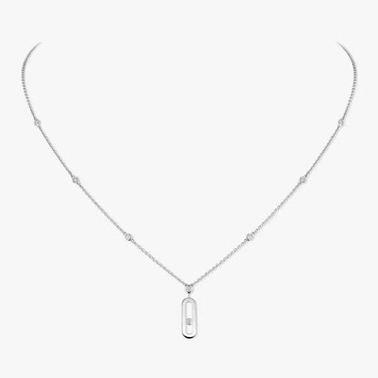 [Eternal jewelry] Move Uno Gold Diamond Long Necklace