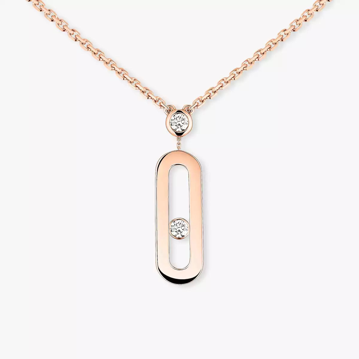 [Eternal jewelry] Move Uno Gold Diamond Long Necklace