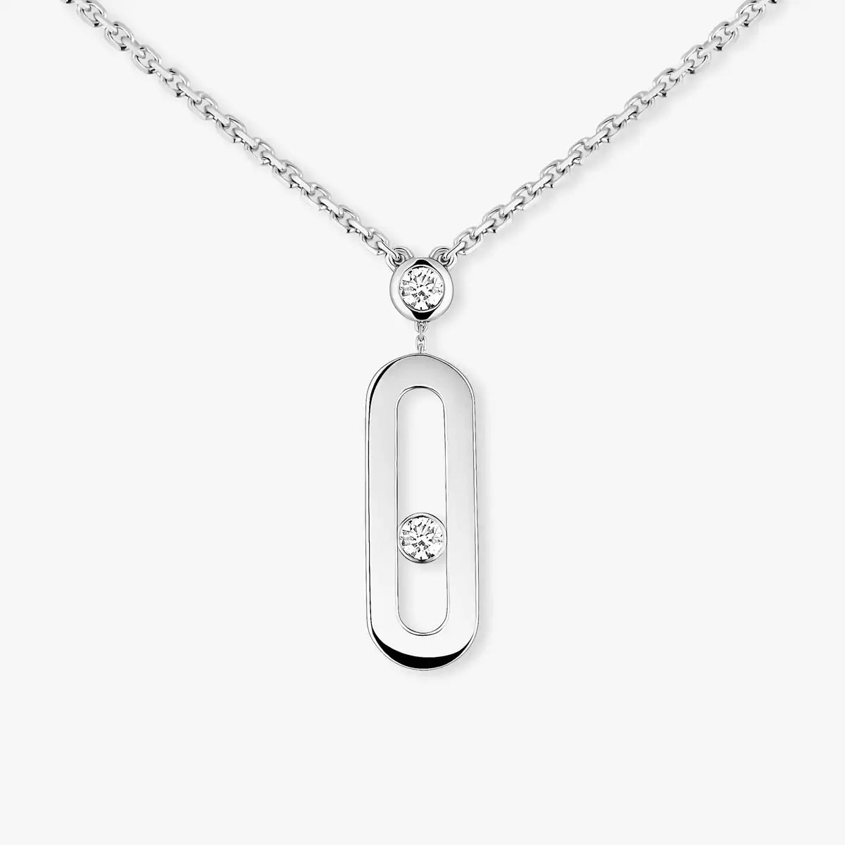 [Eternal jewelry] Move Uno Gold Diamond Long Necklace