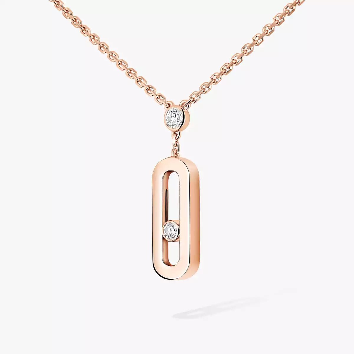 [Eternal jewelry] Move Uno Gold Diamond Long Necklace