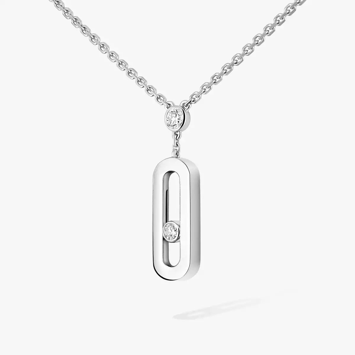 [Eternal jewelry] Move Uno Gold Diamond Long Necklace