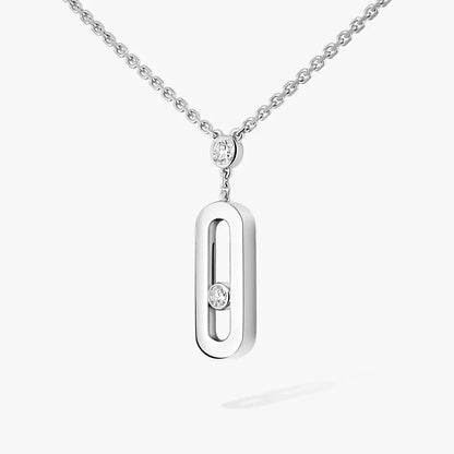 [Eternal jewelry] Move Uno Gold Diamond Long Necklace