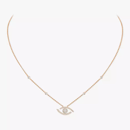 [Eternal jewelry]Pave_ Diamond Necklace Lucky Eye