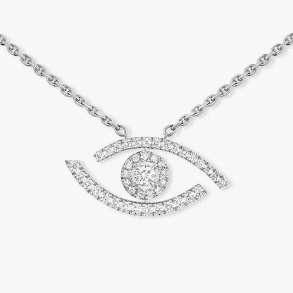 [Eternal jewelry]Pave_ Diamond Necklace Lucky Eye