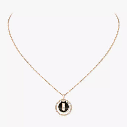[Eternal jewelry]Lucky Move Diamond Necklace in Rose Gold and White Mother-of-Pearl