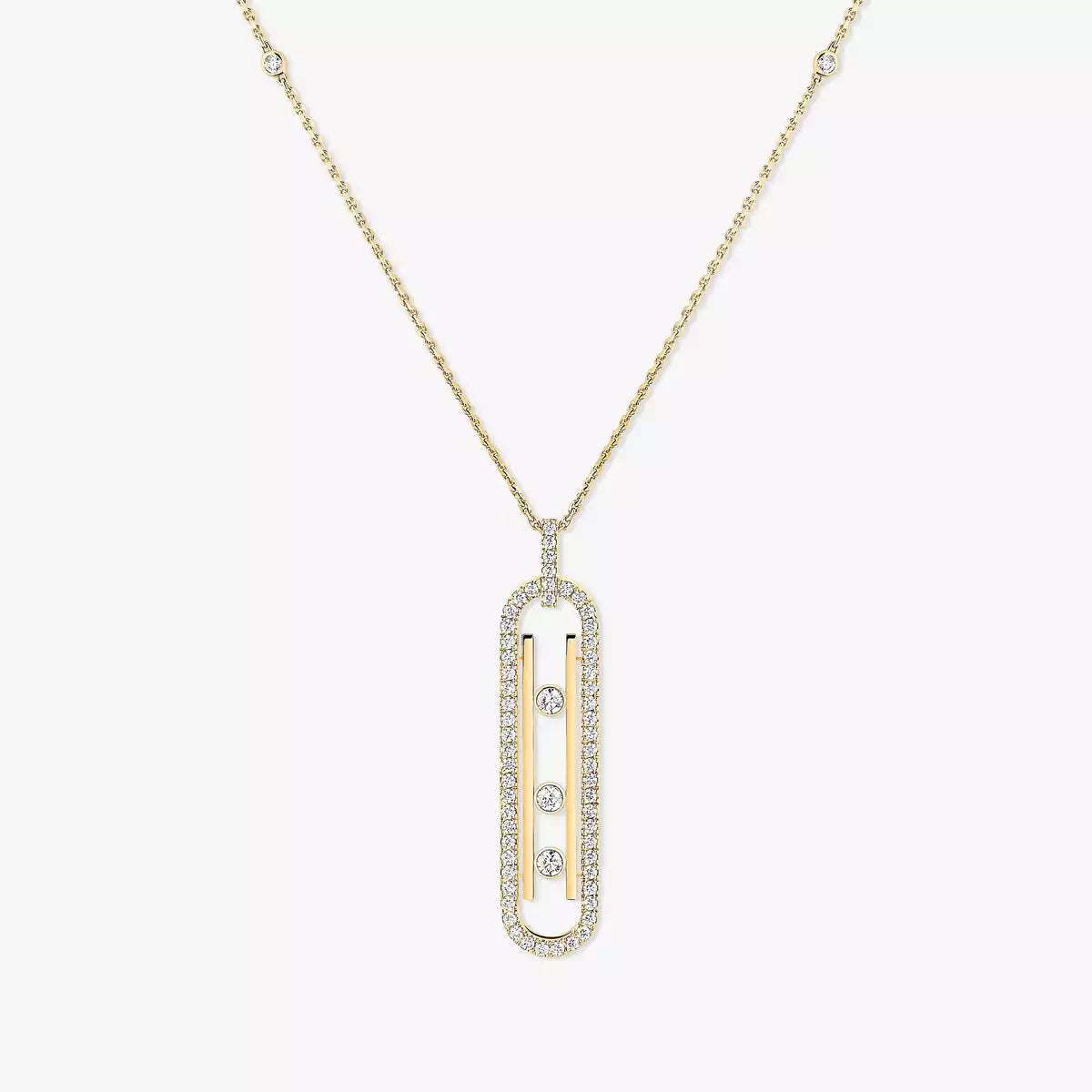 [Eternal jewelry]Diamond Necklace Move 10Th