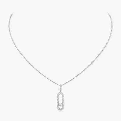[Eternal jewelry]Move Uno Diamond Necklace in Rose Gold