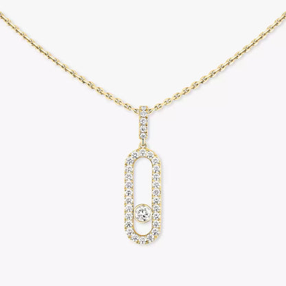 [Eternal jewelry]Move Uno Diamond Necklace in Rose Gold