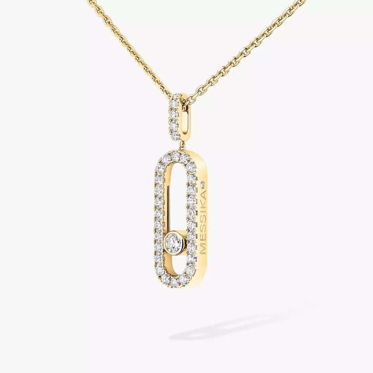 [Eternal jewelry]Move Uno Diamond Necklace in Rose Gold