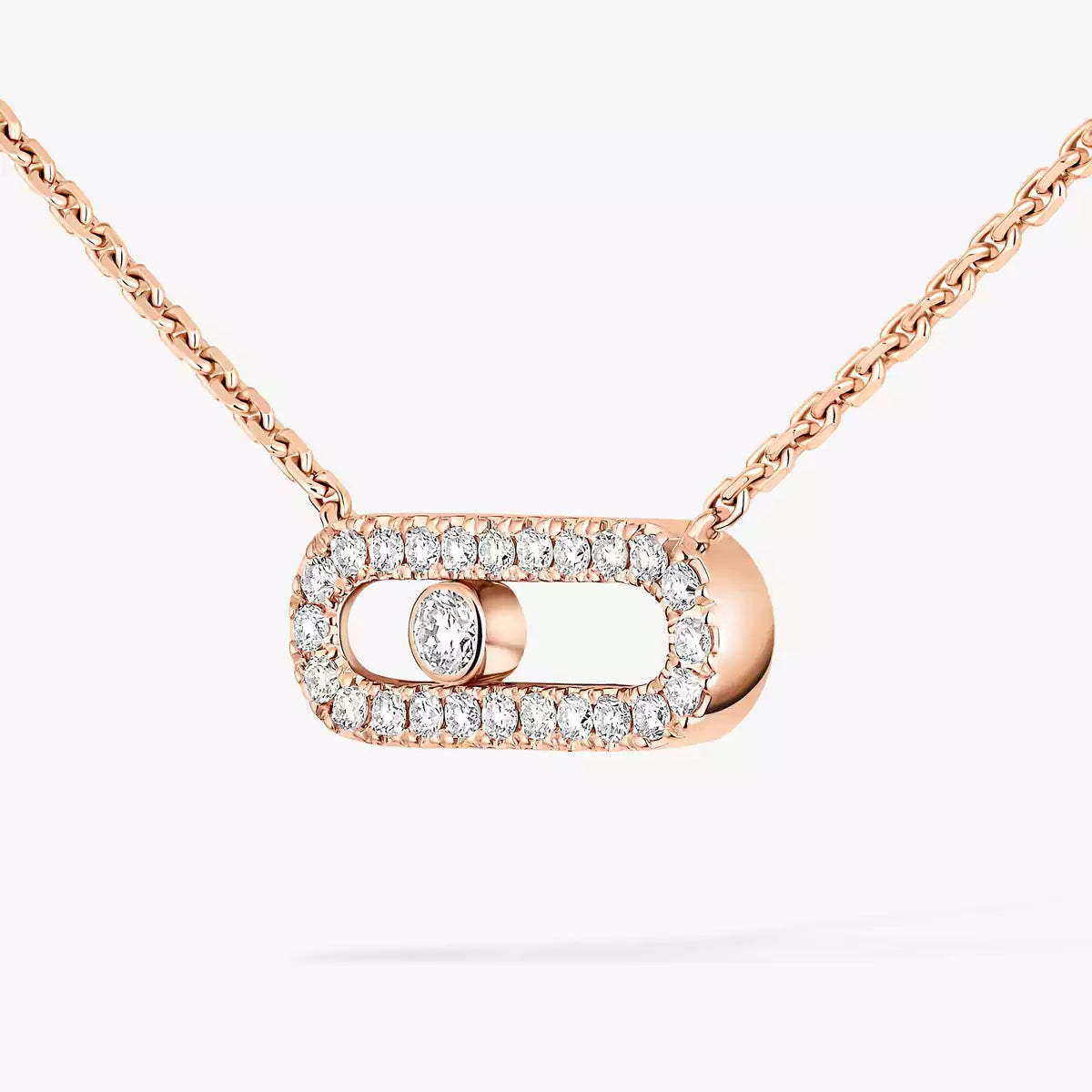 [Eternal jewelry]Diamond Necklace Move Uno