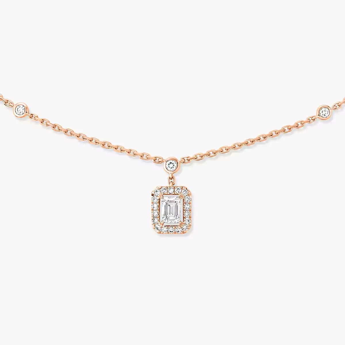 [Eternal jewelry]My Twin Diamond Necklace in Silver