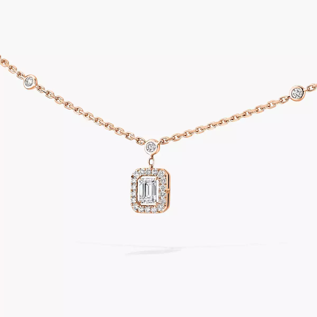[Eternal jewelry]My Twin Diamond Necklace in Silver