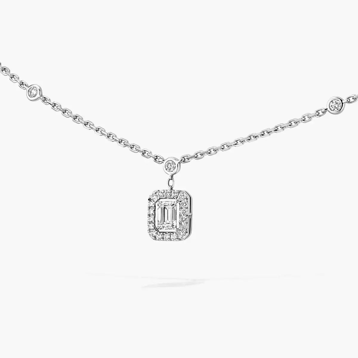 [Eternal jewelry]My Twin Diamond Necklace in Silver