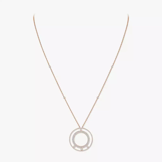 [Eternal jewelry]Move Romane Long Pave_-Set Diamond Necklace