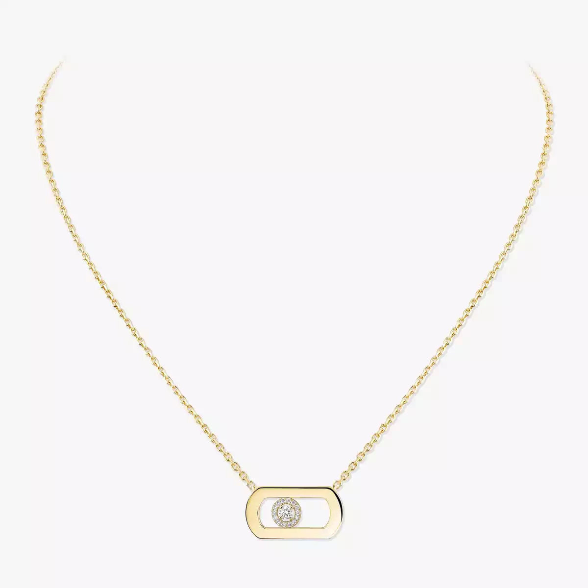 [Eternal jewelry]So Move Diamond Necklace in Gold