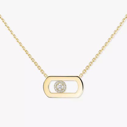 [Eternal jewelry]So Move Diamond Necklace in Gold
