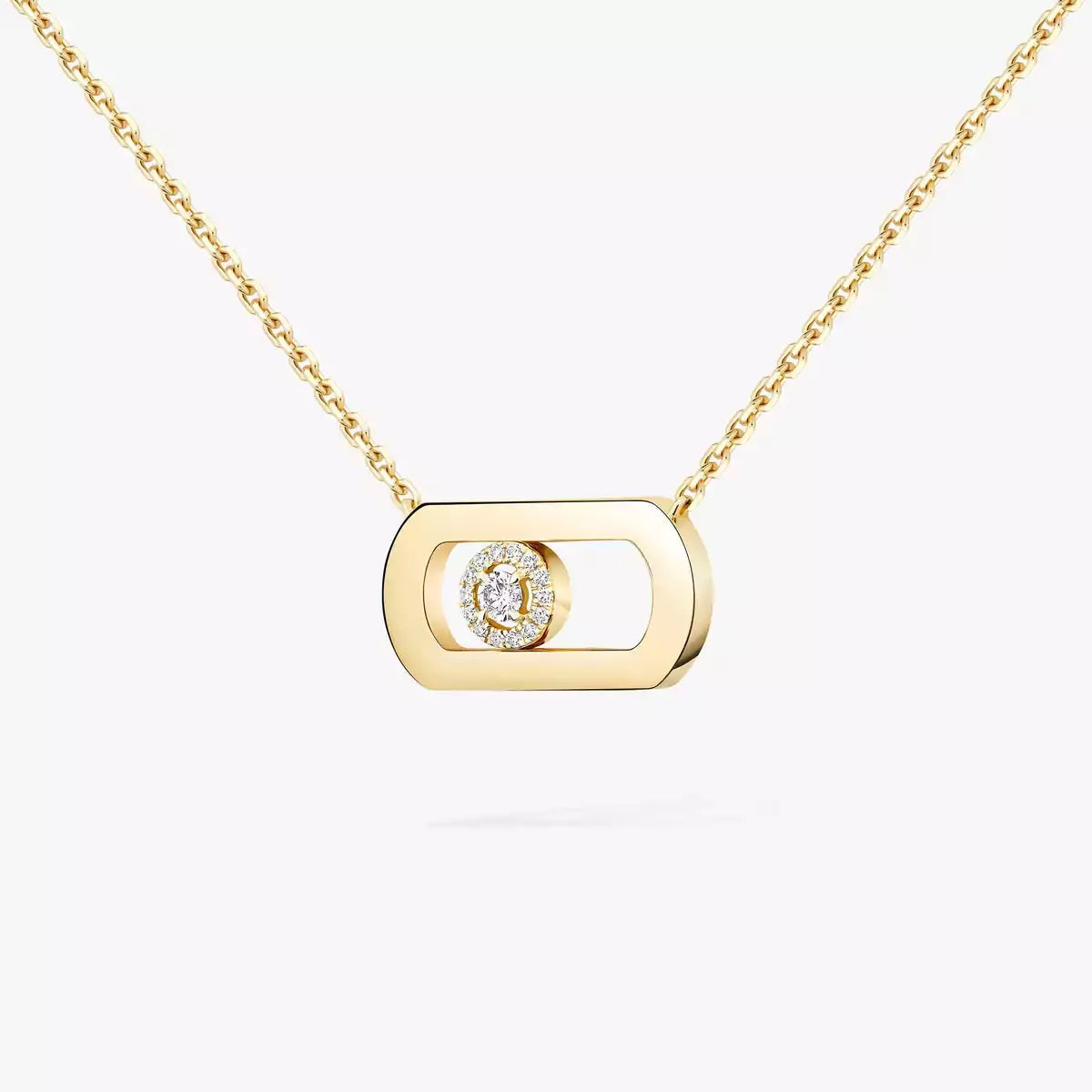 [Eternal jewelry]So Move Diamond Necklace in Gold