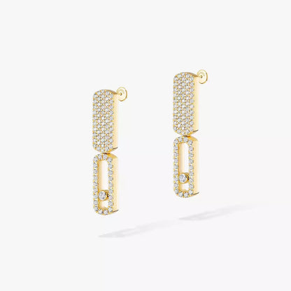 [Eternal jewelry]Imperial Move SM Diamond Earrings