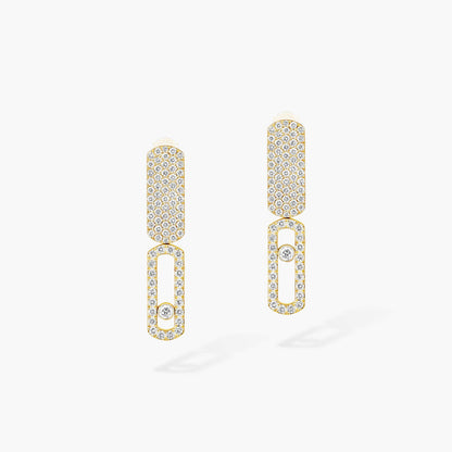 [Eternal jewelry]Imperial Move SM Diamond Earrings