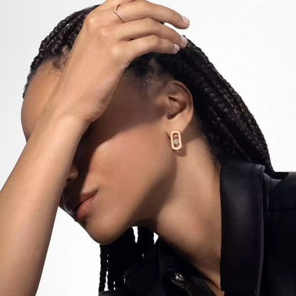[Eternal jewelry]So Move Diamond Earrings in Yellow Gold