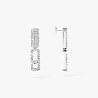 [Eternal jewelry]Imperial Move SM Diamond Earrings