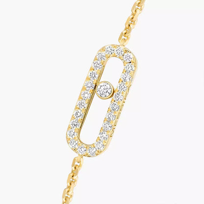 [Eternal jewelry]Move Uno Diamond Bracelet