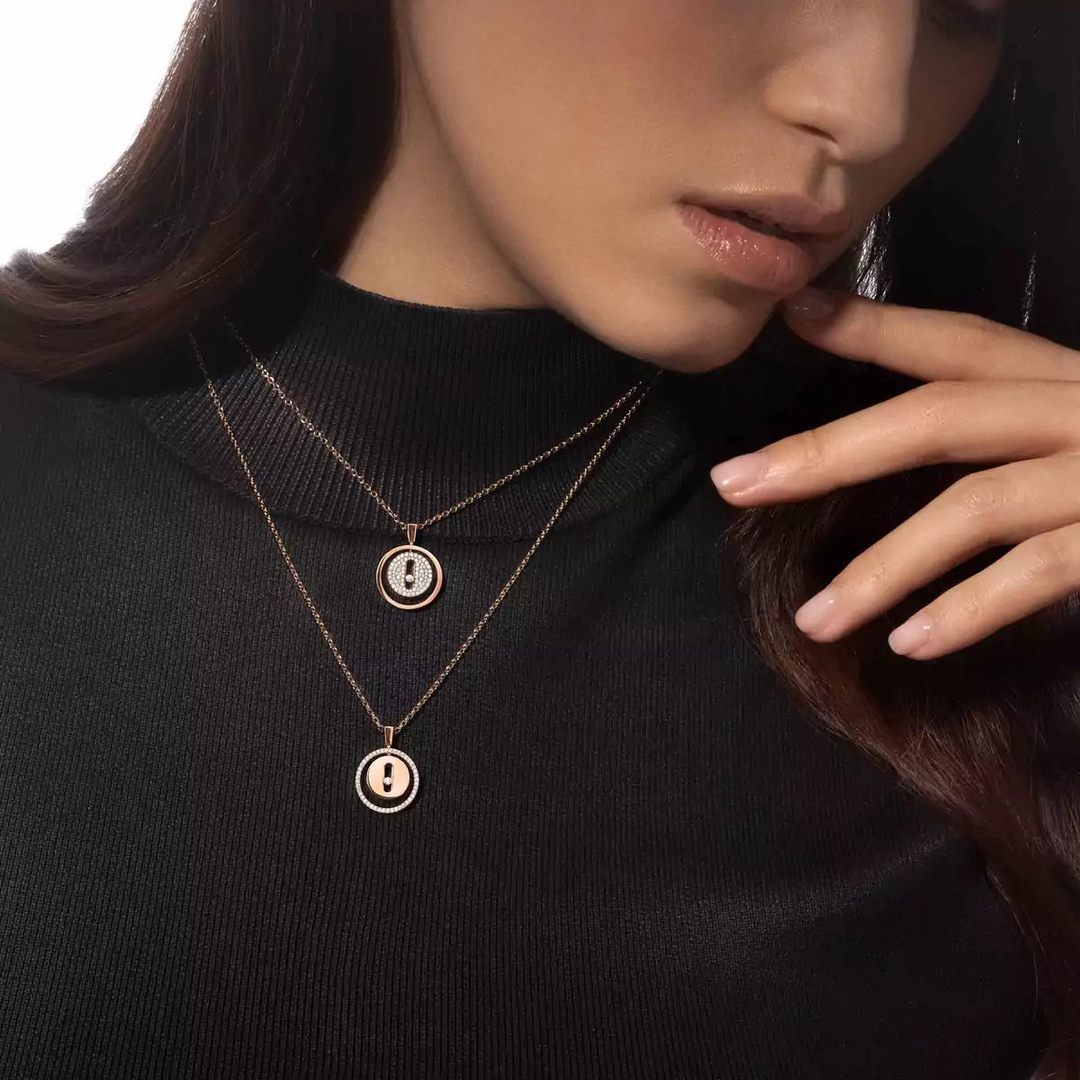 [Eternal jewelry] Lucky Move Diamond Necklace