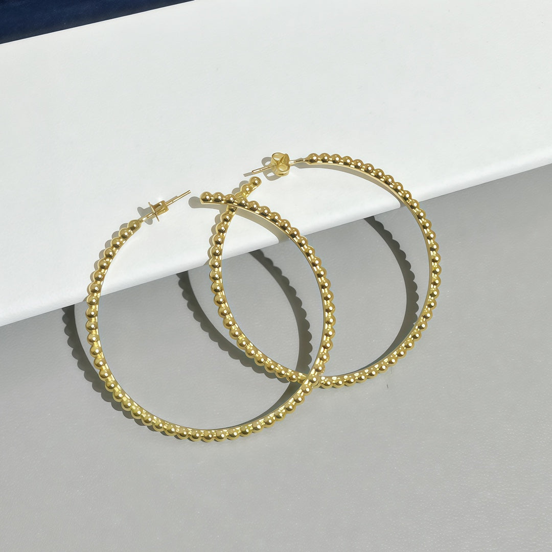 [Eternal jewelry] SMOOTH BEAD STUD EARRINGS