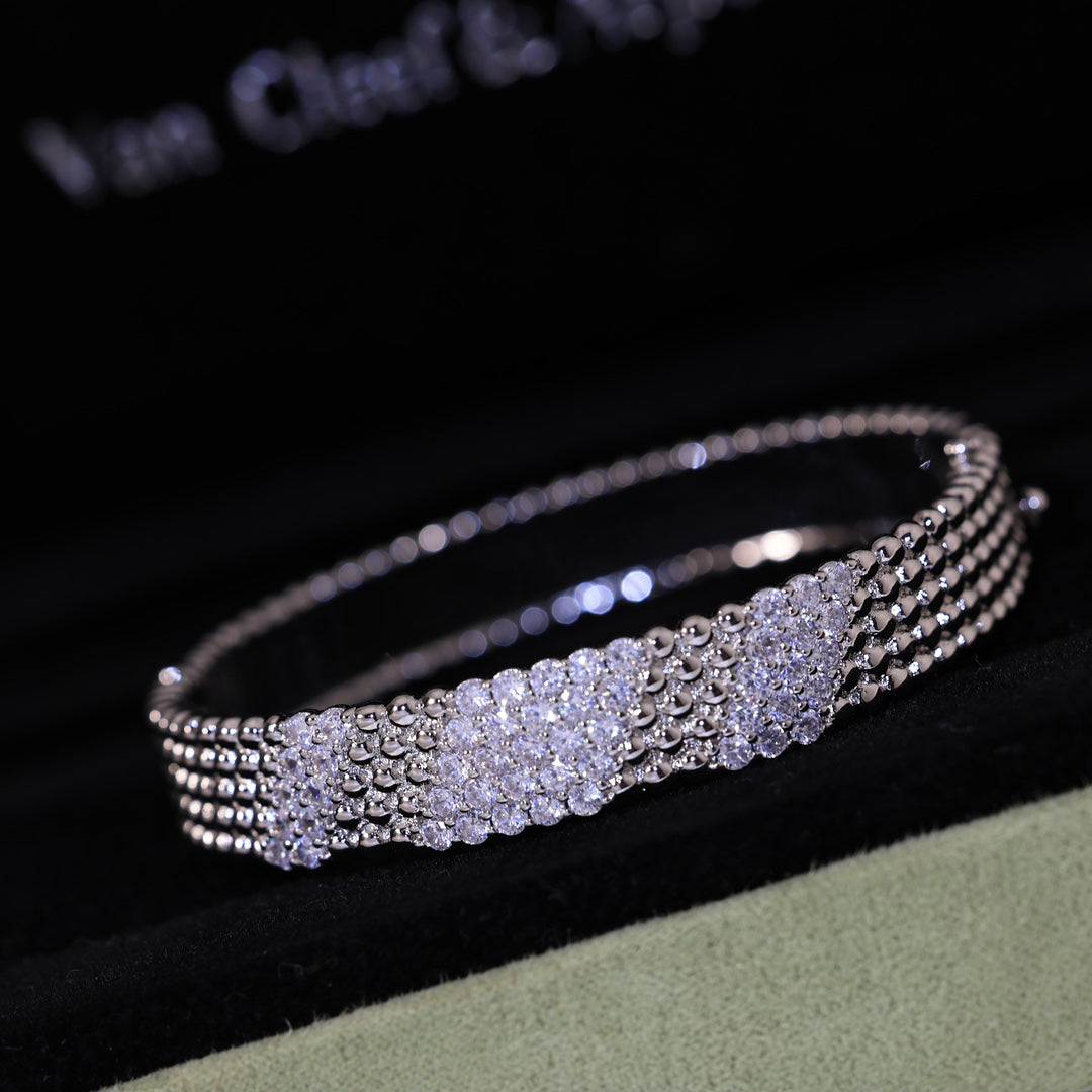 [Eternal jewelry]  FIVE-ROW DIAMOND BRACELET