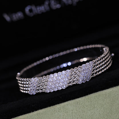 [Eternal jewelry]  FIVE-ROW DIAMOND BRACELET