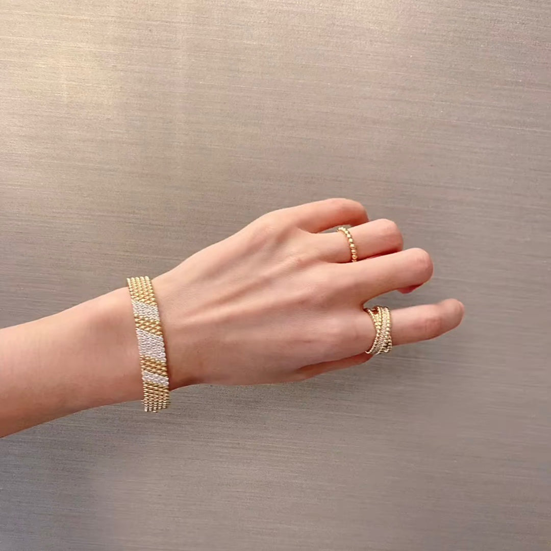 [Eternal jewelry]  FIVE-ROW DIAMOND BRACELET