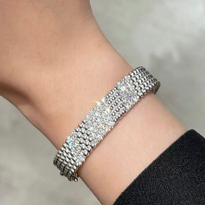 [Eternal jewelry]  FIVE-ROW DIAMOND BRACELET