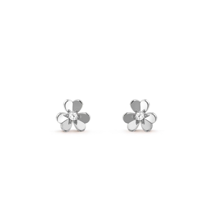 [Eternal Jewelry]FRIVOLE MINI SILVER FLOWER EARRINGS