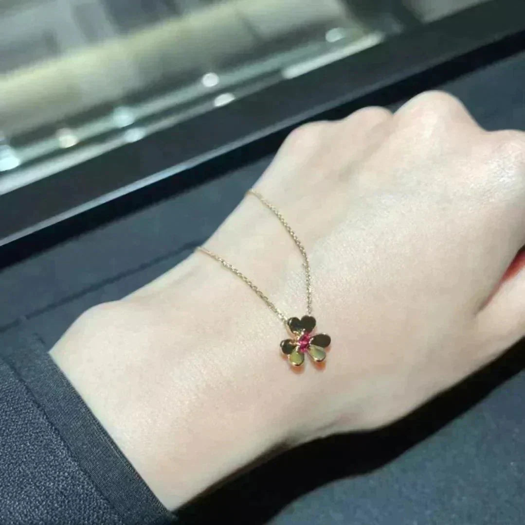 [Eternal Jewelry]FRIVOLE GOLD FLOWER NECKLACE