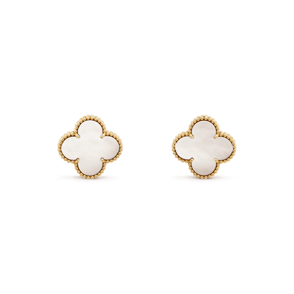 [Eternal Jewelry]CLOVER MINI GOLD EARRINGS
