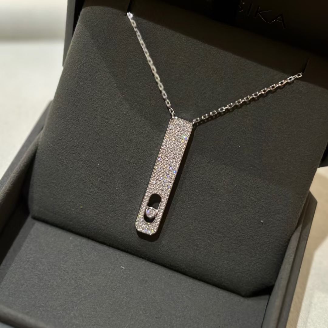 [Eternal jewelry]MY FIRST DIAMOND PAVED NECKLACE