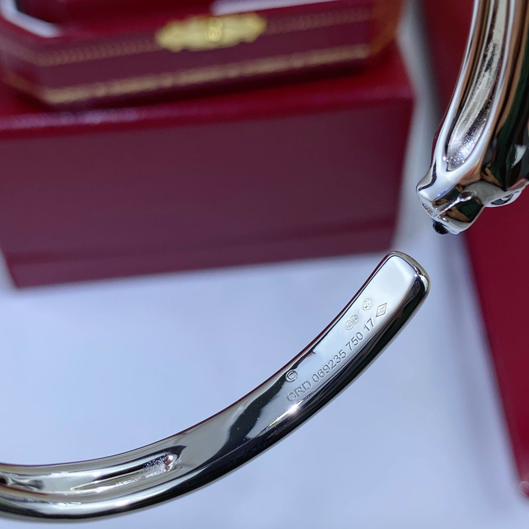 [Eternal Jewelry]PANTHERE SILVER OPEN BRACELET