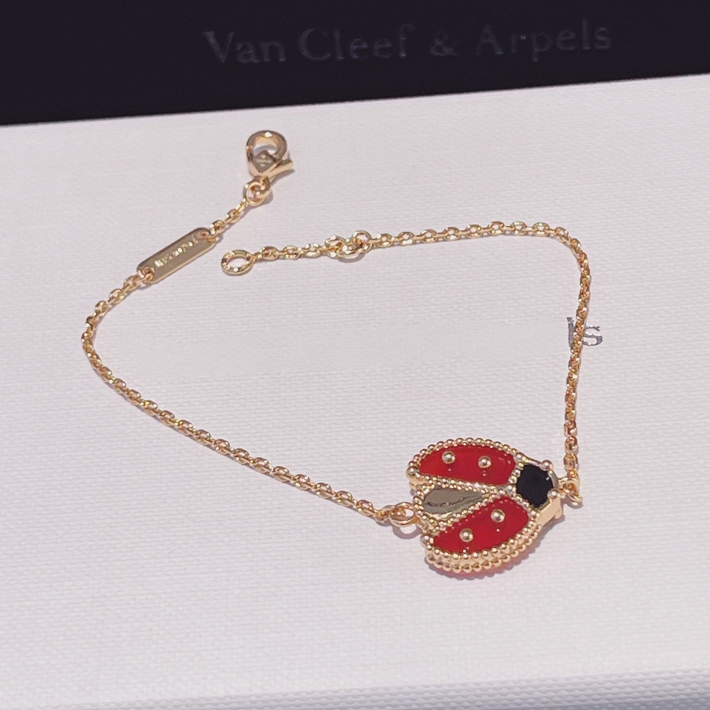 [Eternal Jewelry]LUCKY SPRING 1 MOTIF PINK GOLD BRACELET