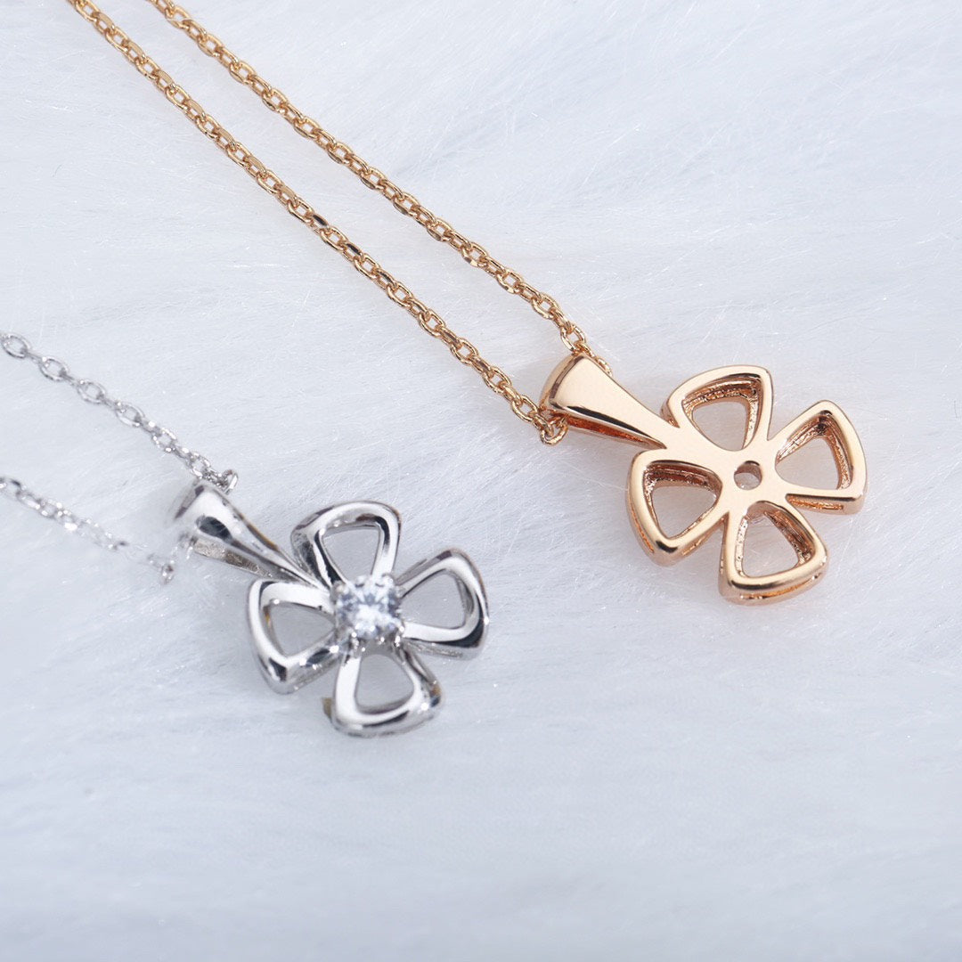 [Eternal Jewelry]FIOREVER NECKLACE DIAMOND CENTER