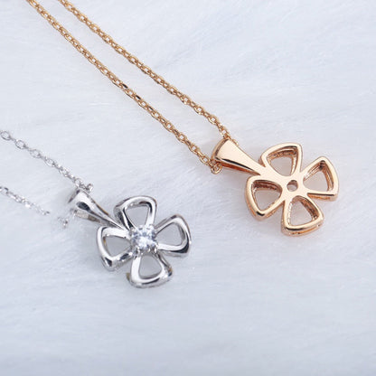 [Eternal Jewelry]FIOREVER NECKLACE DIAMOND CENTER