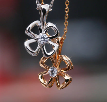 [Eternal Jewelry]FIOREVER NECKLACE DIAMOND CENTER