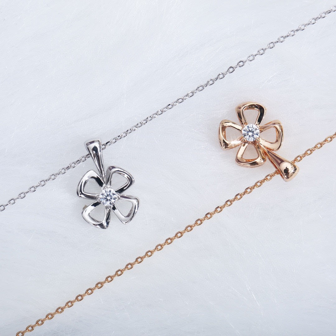 [Eternal Jewelry]FIOREVER NECKLACE DIAMOND CENTER